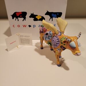 Cow Parade Angelicow Figurine - Colorful Design
